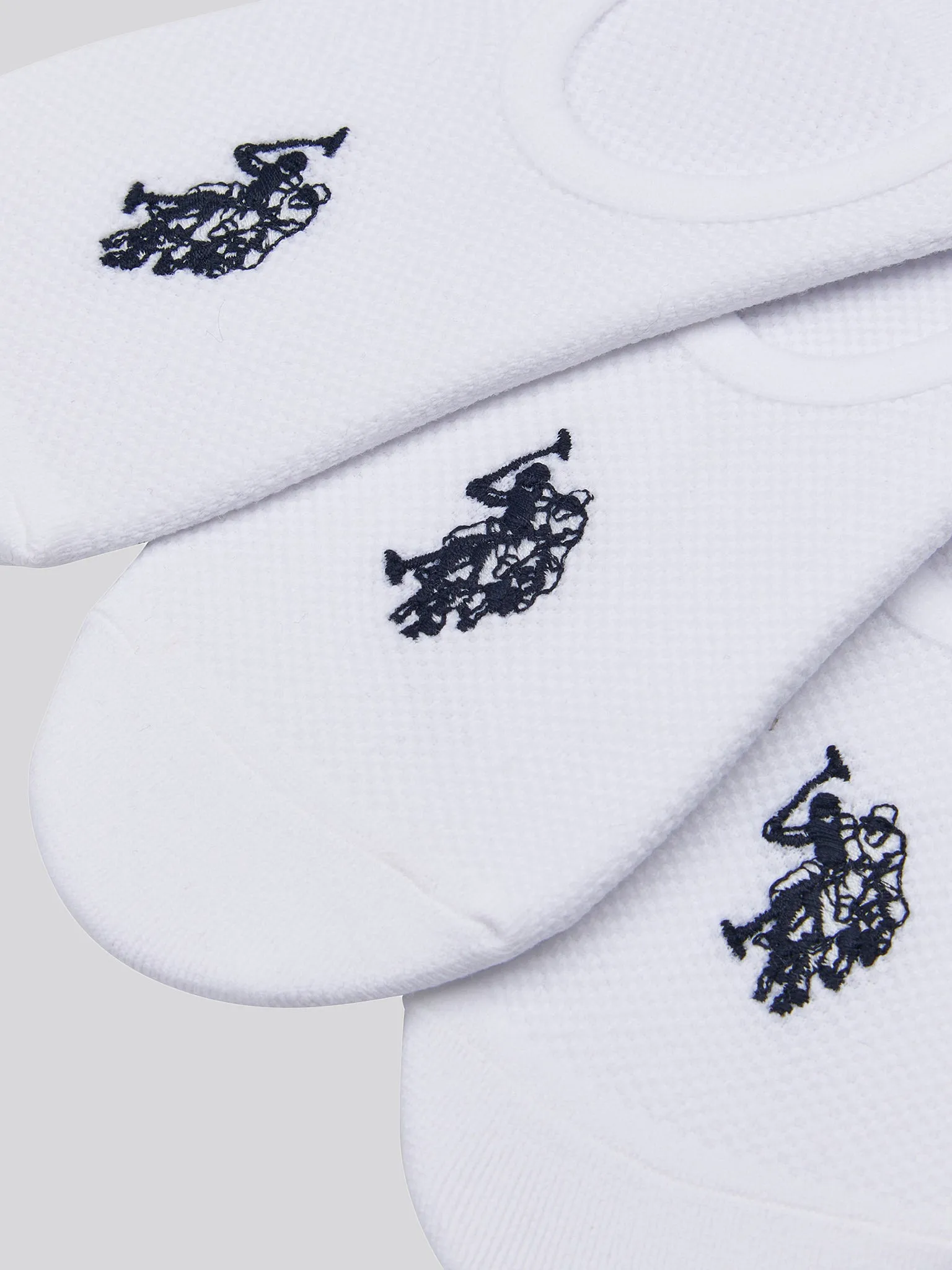 5 Pack Invisible Trainer Socks in Bright White