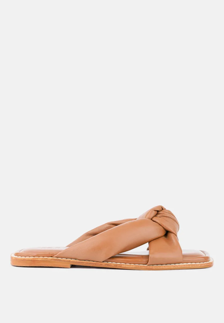 Chubs Puffy Strap Sliders Flat