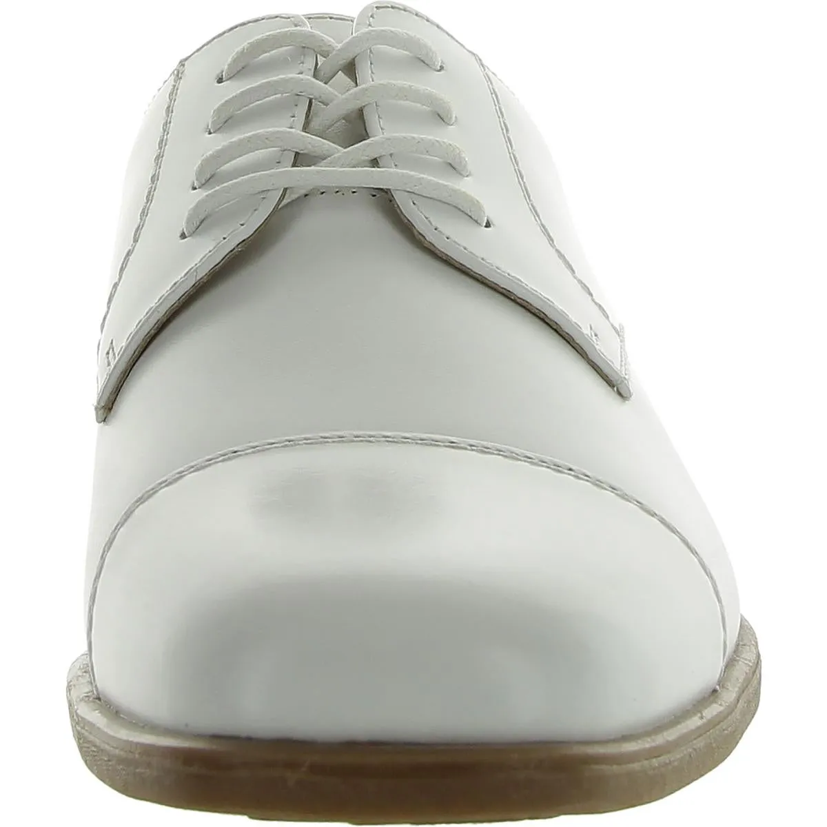 Florsheim Boys Reveal CP Ox Jr Lace-Up Leather Cap Toe Oxfords