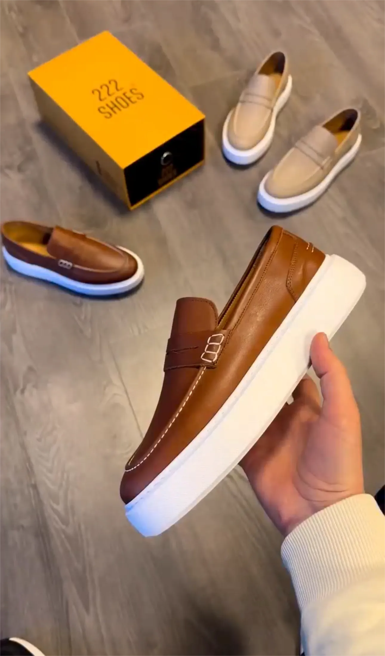 ✅High -quality Dedication✅Brown Minimalist Loafers