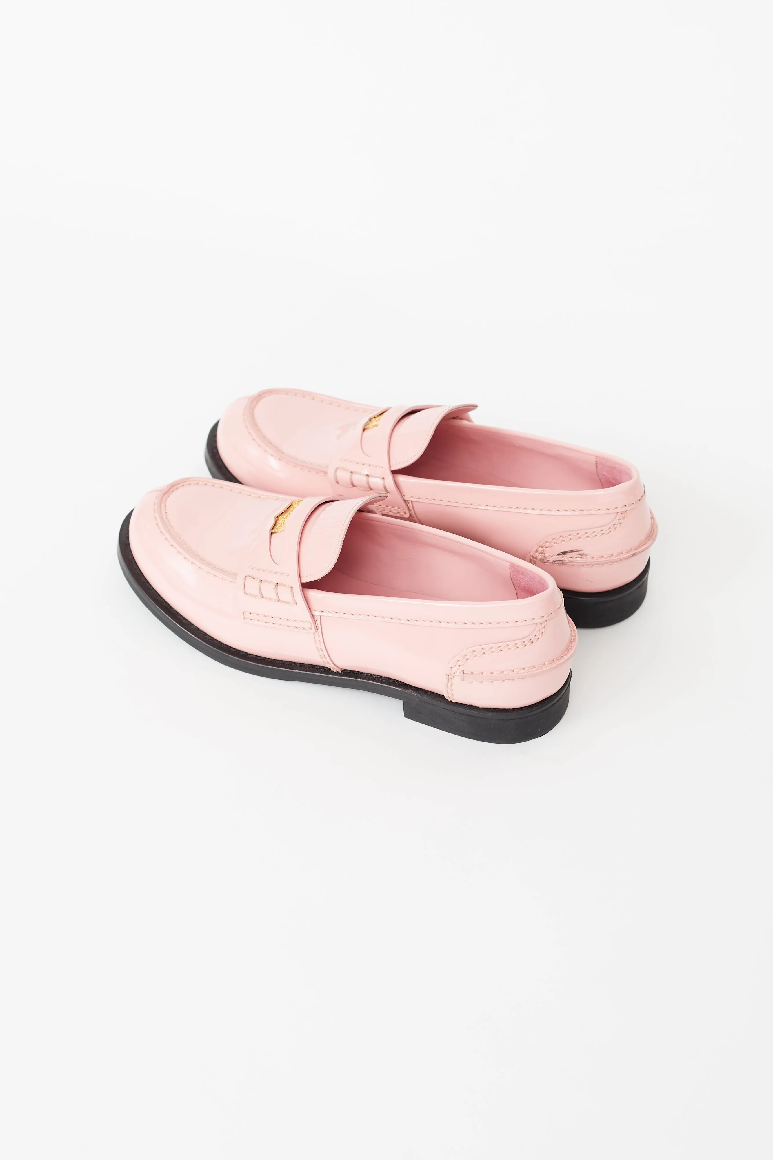 Pink Patent Penny Loafer