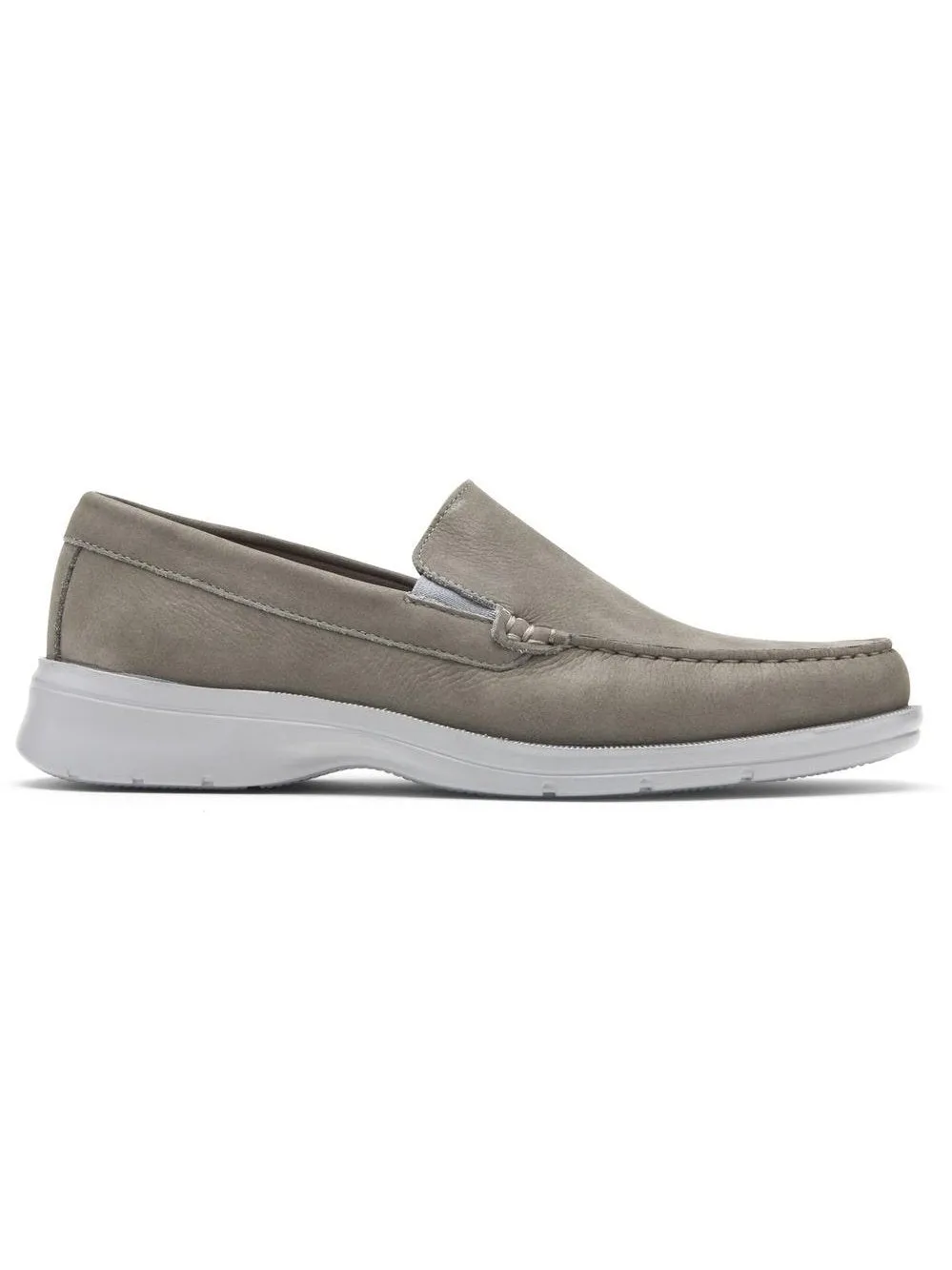 Rockport Men's Palmer Venetian Loafer Grey Nubuck CI5207