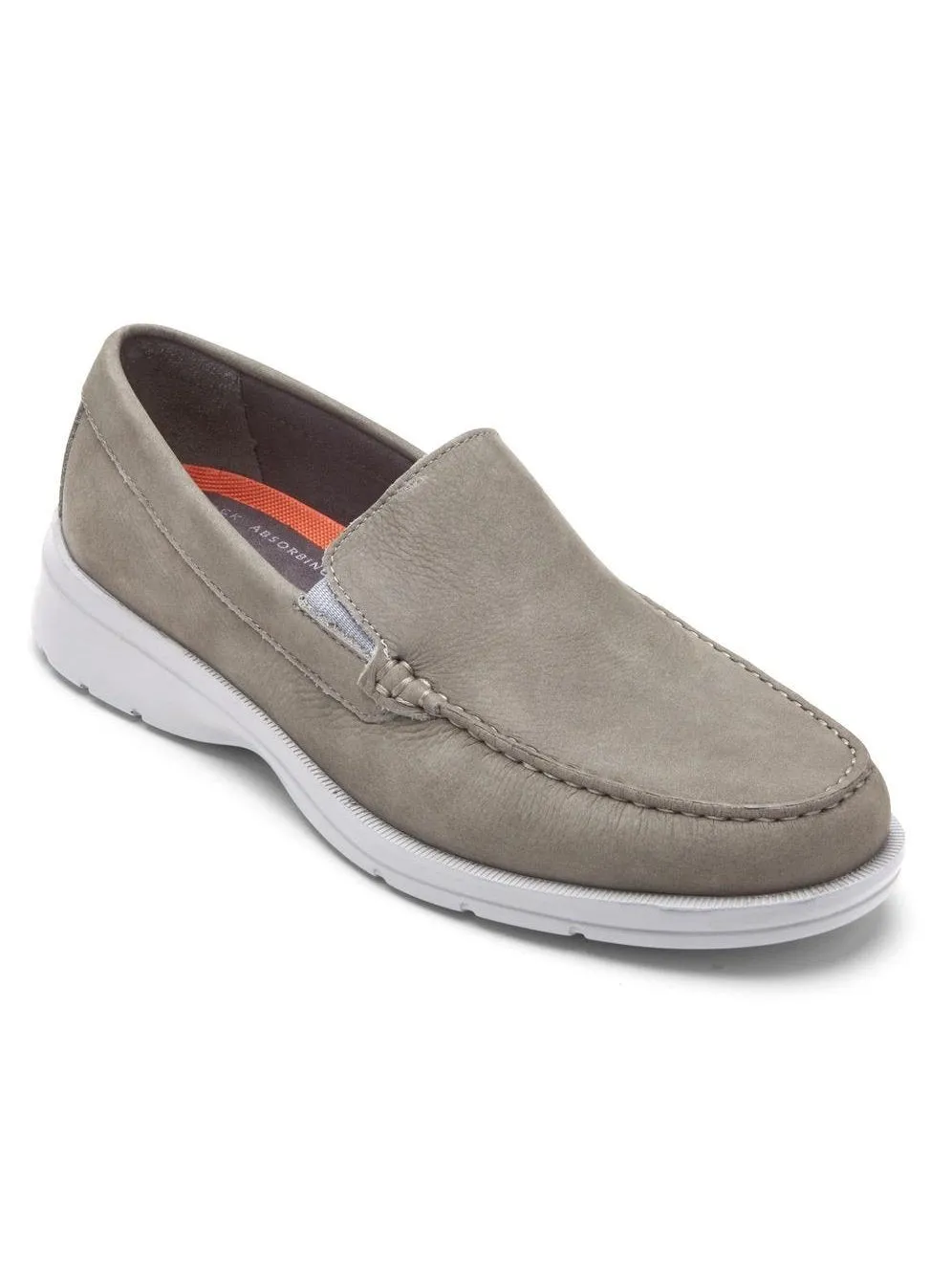 Rockport Men's Palmer Venetian Loafer Grey Nubuck CI5207