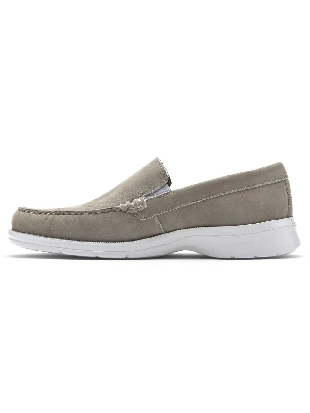 Rockport Men's Palmer Venetian Loafer Grey Nubuck CI5207
