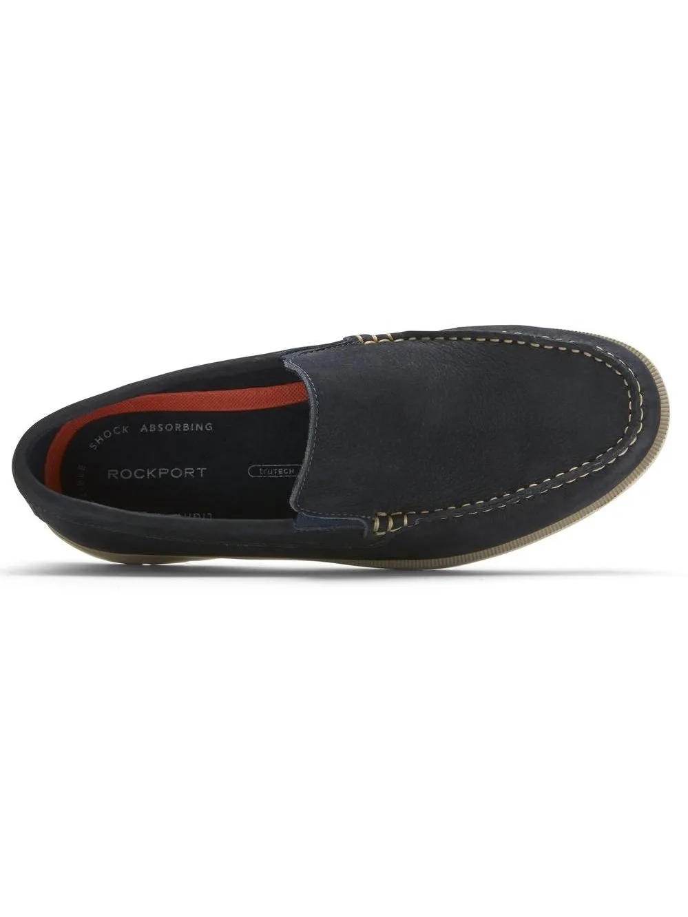 Rockport Mens Palmer Venetian Loafer Navy Nubuck CI5206