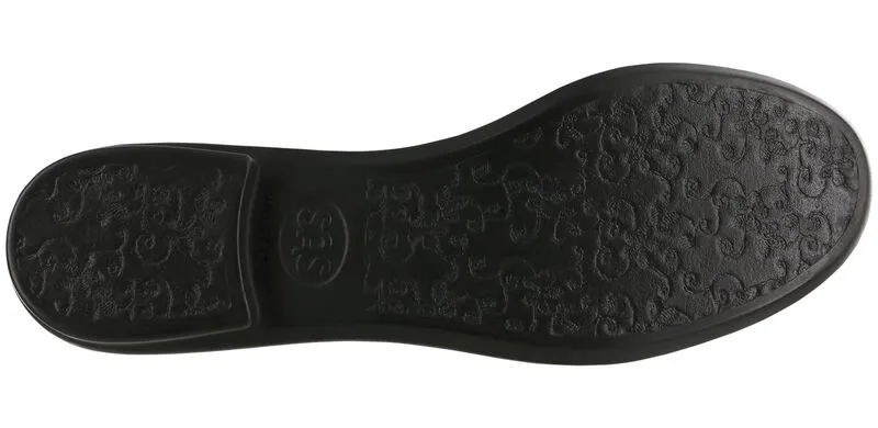 SCENIC BLACK LACE | Scenic Ballet Flat Brocade-Black Patent at Brandy Shoes Made in USA